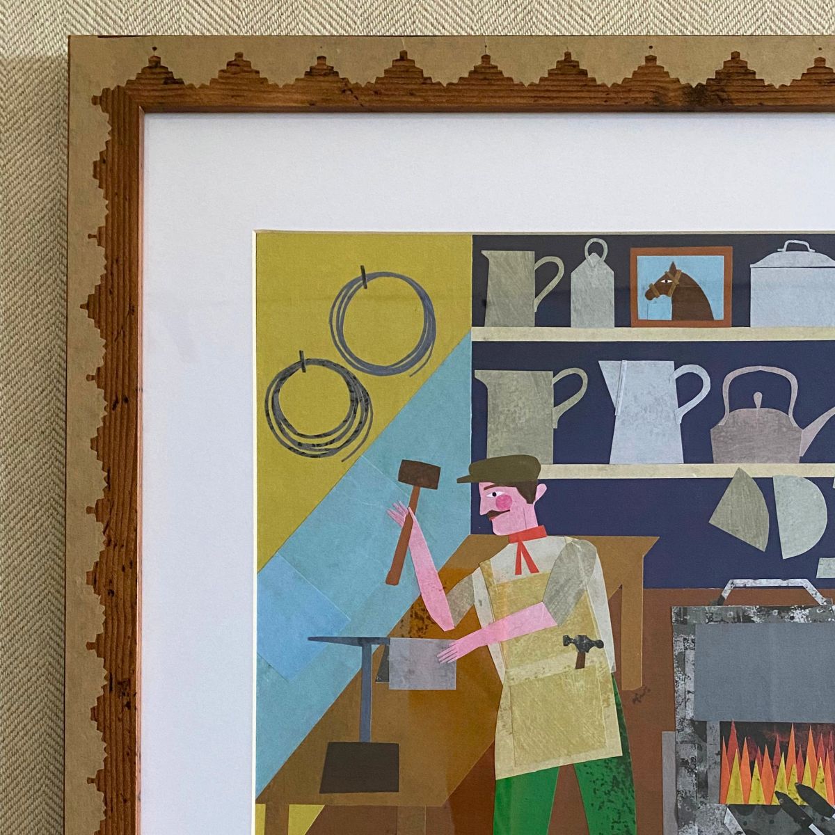 Marion Elliot Papercut Collage - At the Tinsmiths - Image 3