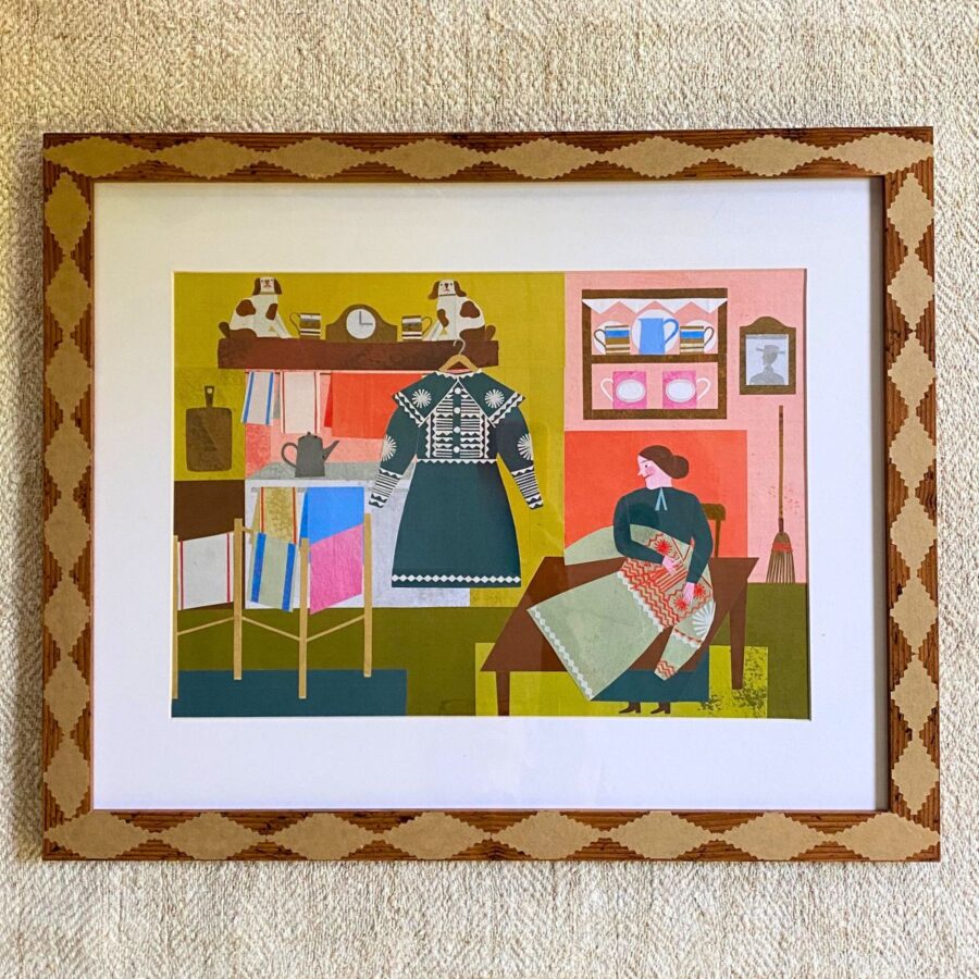 Marion Elliot Papercut Collage - The Smock Maker