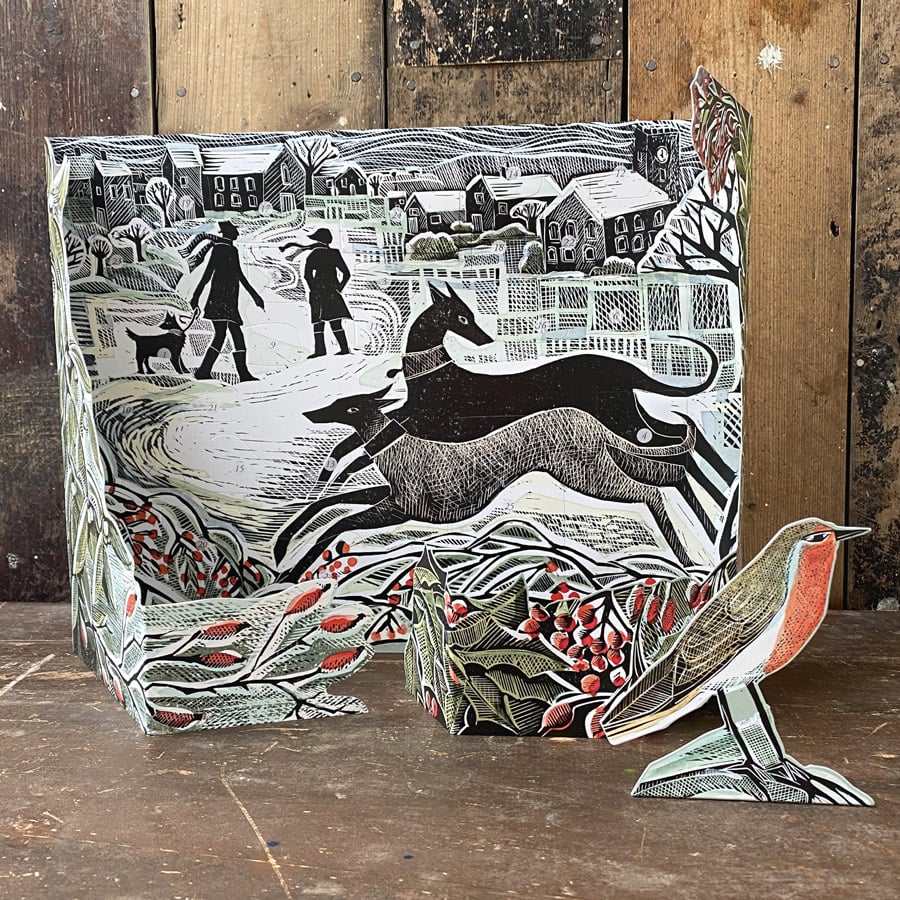Advent Calendar - Angela Harding Whippet Wonderland