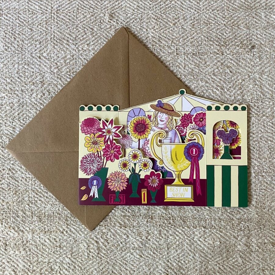 Alice Pattullo 3D Card Flower Show
