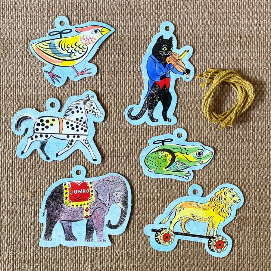 Pack of 6 Gift Tags - Emily Sutton Tin Toys