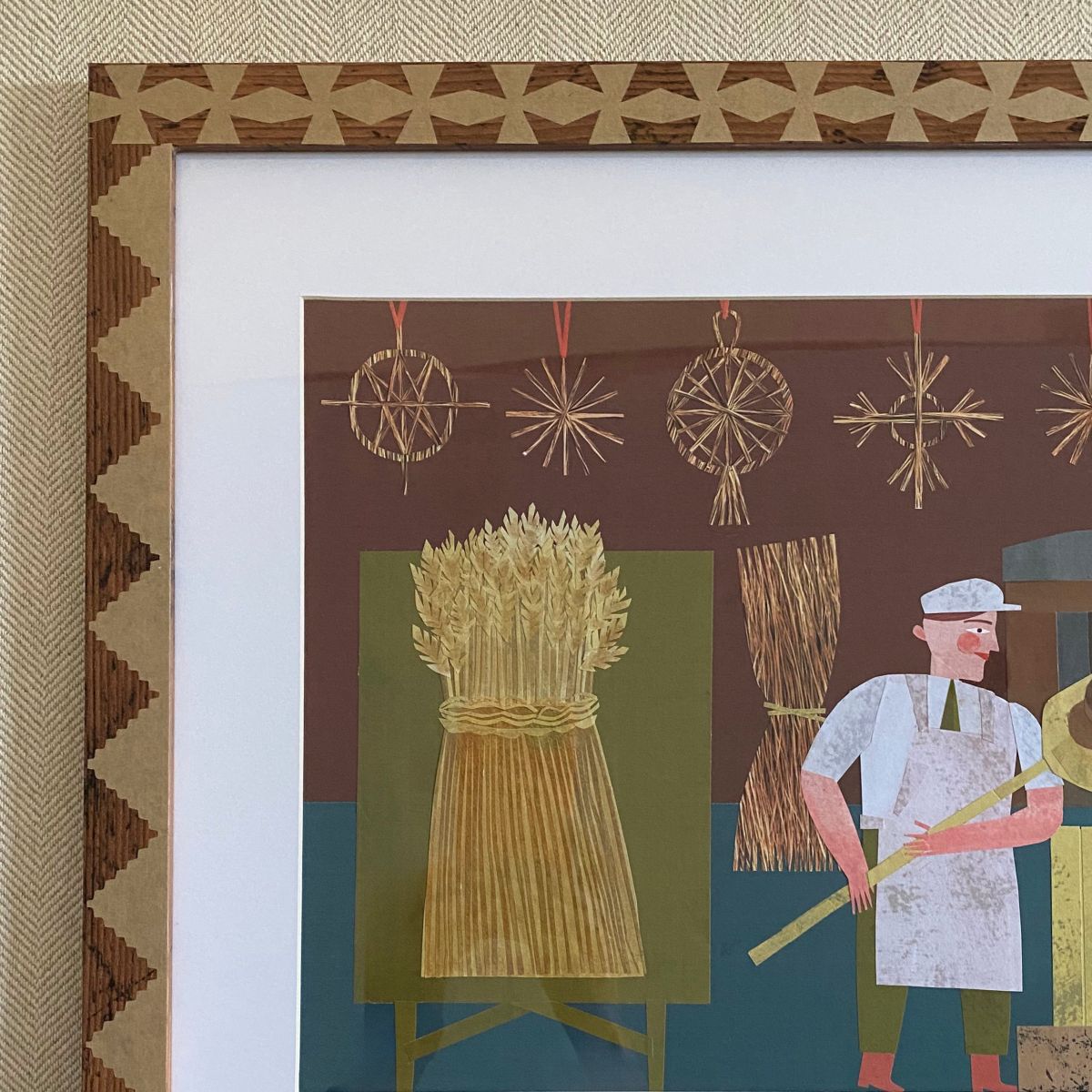 Marion Elliot Papercut Collage - The Harvest Loaf Baker - Image 3