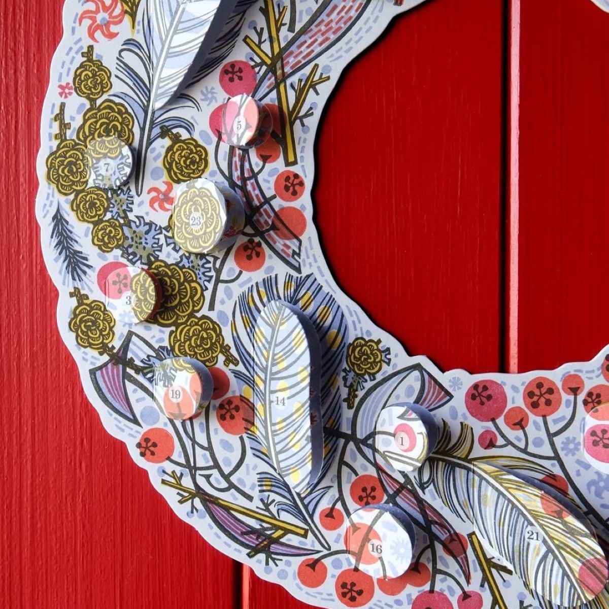 Angie Lewin Advent Wreath
