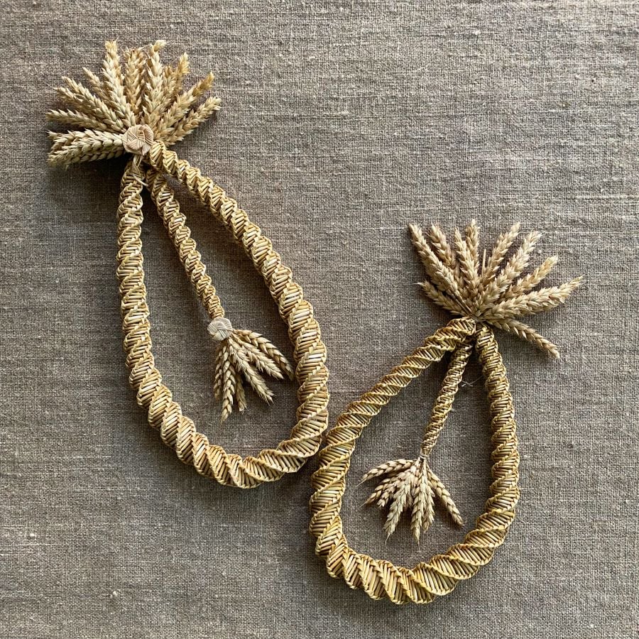 Pair of Essex Terret Corn Dollies