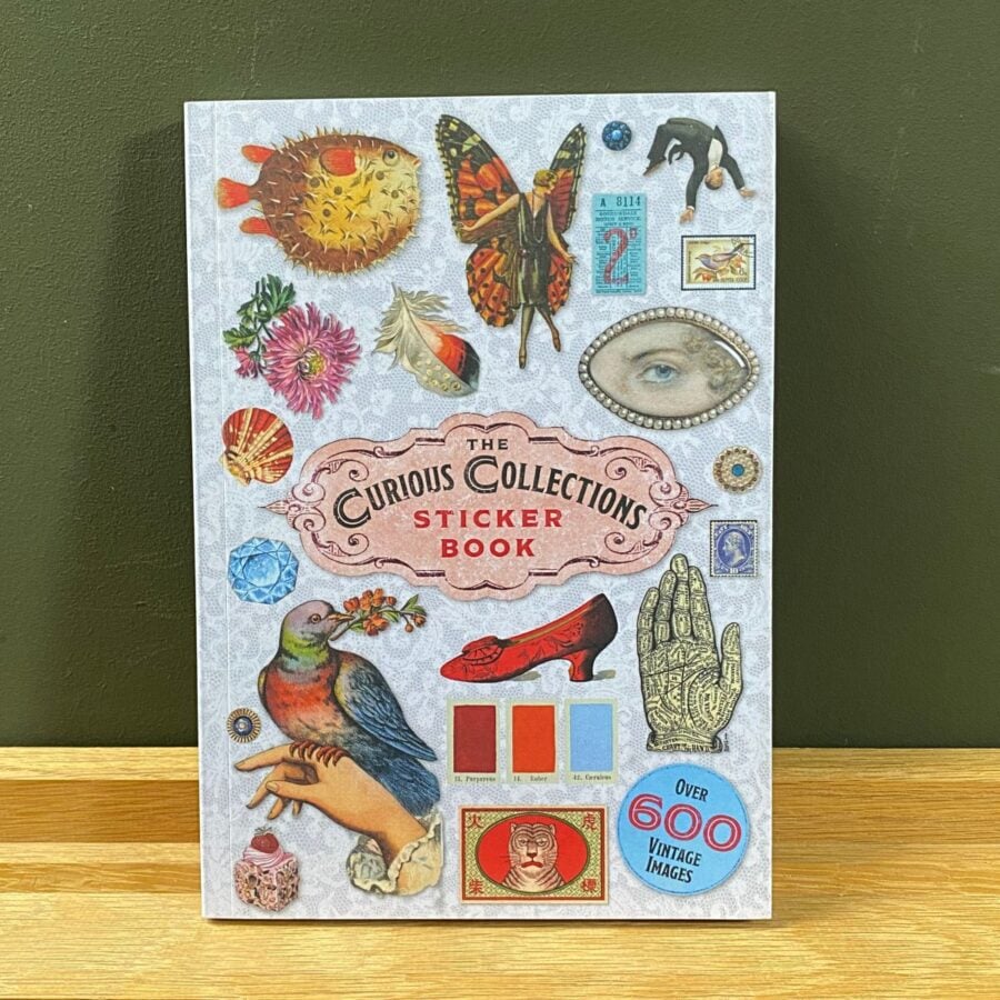 Curious Collections Sticker Book cover