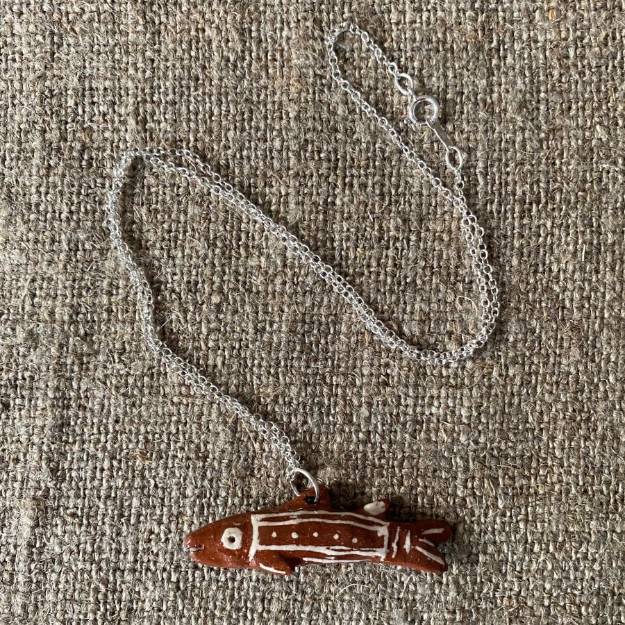 Emma Carlow Tiny Whistle Necklace - Fish ECWN2