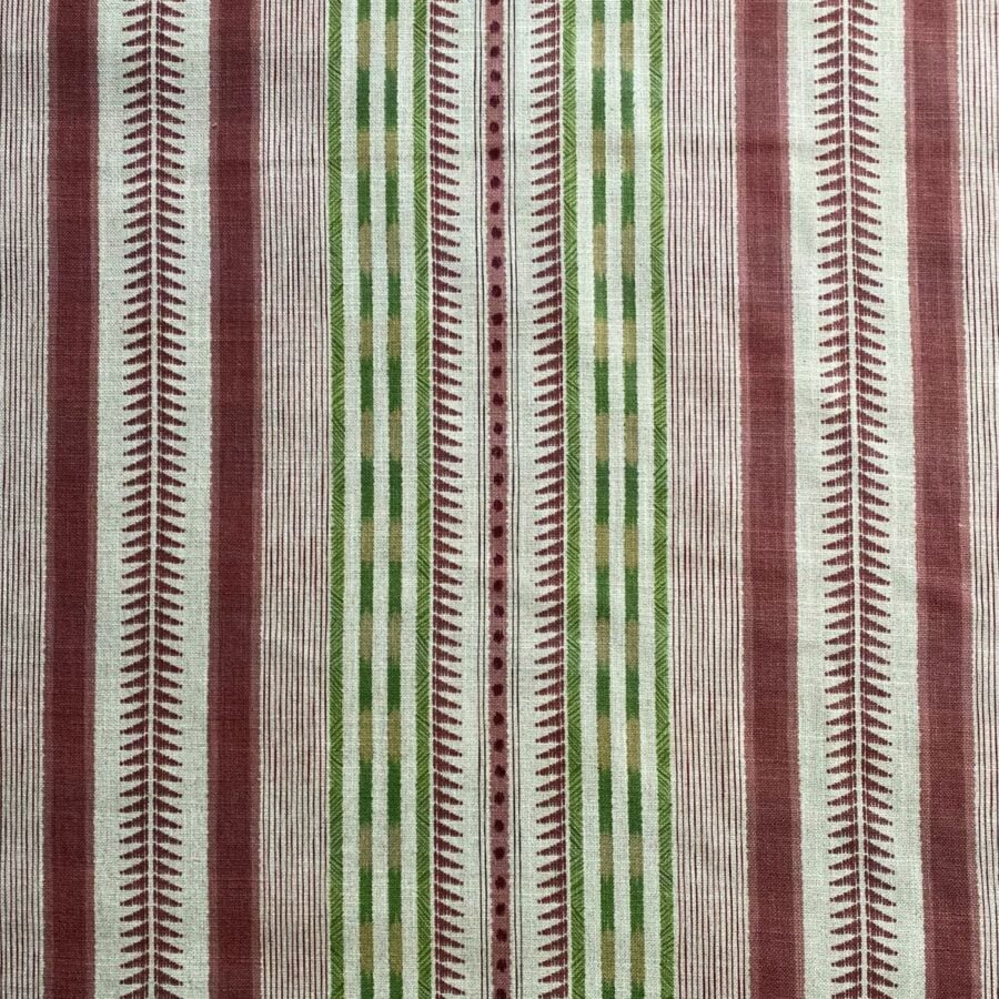 Extra Wide Caspian Stripe Henna Brown & Olive