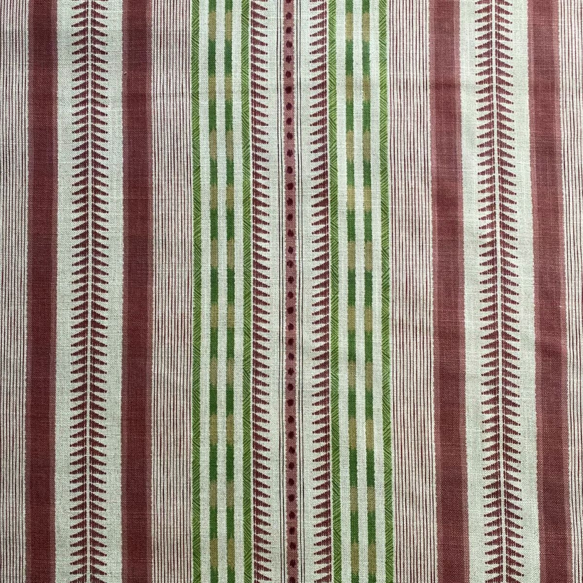 Extra Wide Caspian Stripe Henna Brown & Olive - Image 2