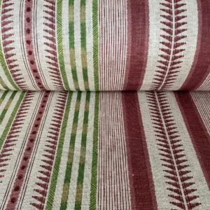 Extra Wide Caspian Stripe fabric on a roll