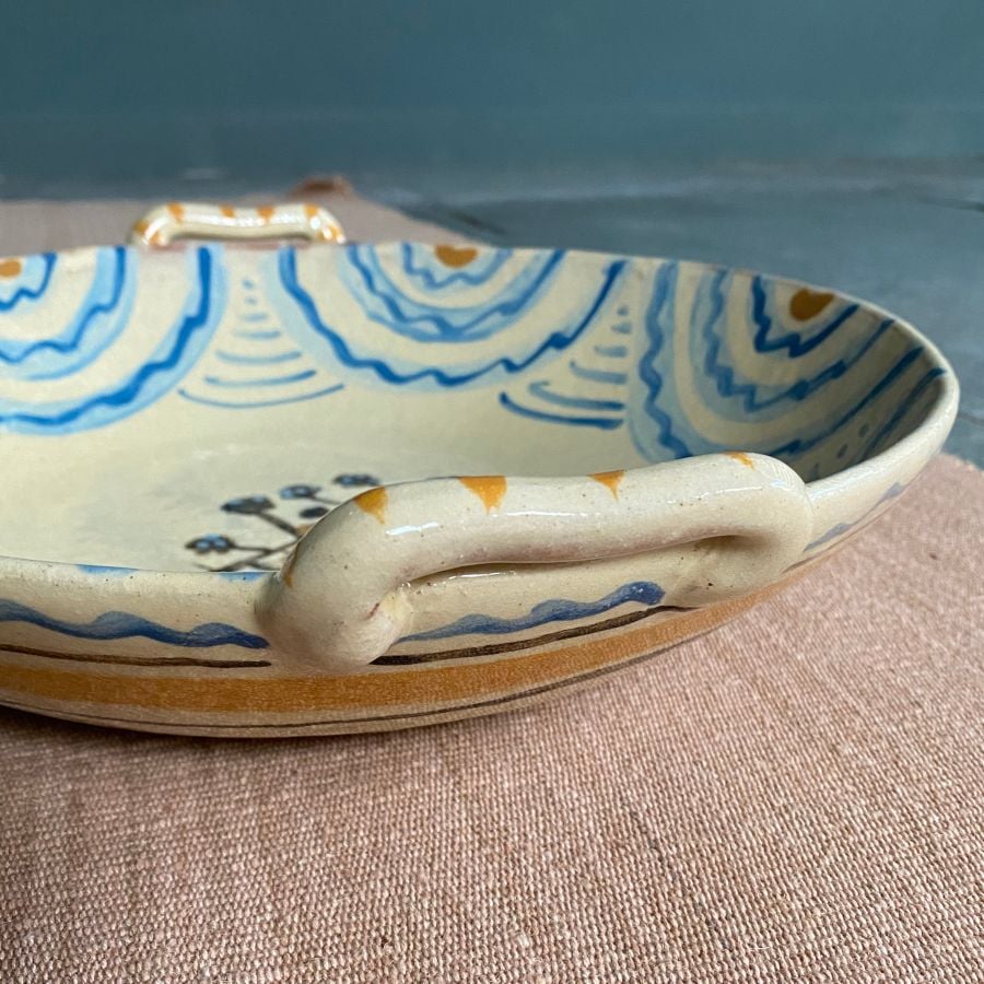 James Burnett Stuart ceramic bowl with handles