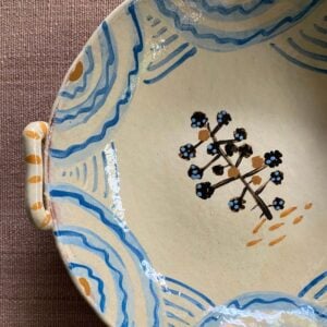 James Burnett Stuart ceramic bowl with handles
