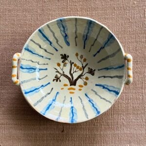 James Burnett Stuart ceramic bowl with handles