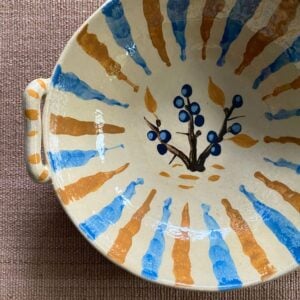 James Burnett Stuart ceramic bowl with handles