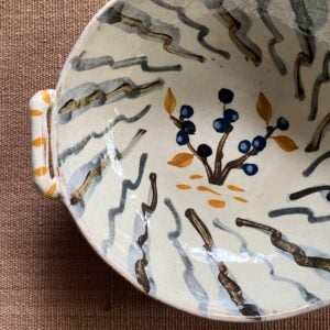 James Burnett Stuart ceramic bowl with handles