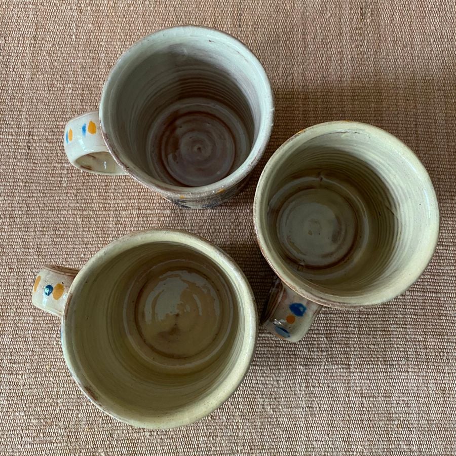 James Burnett-Stuart Mug Cream Botanical JBMU4