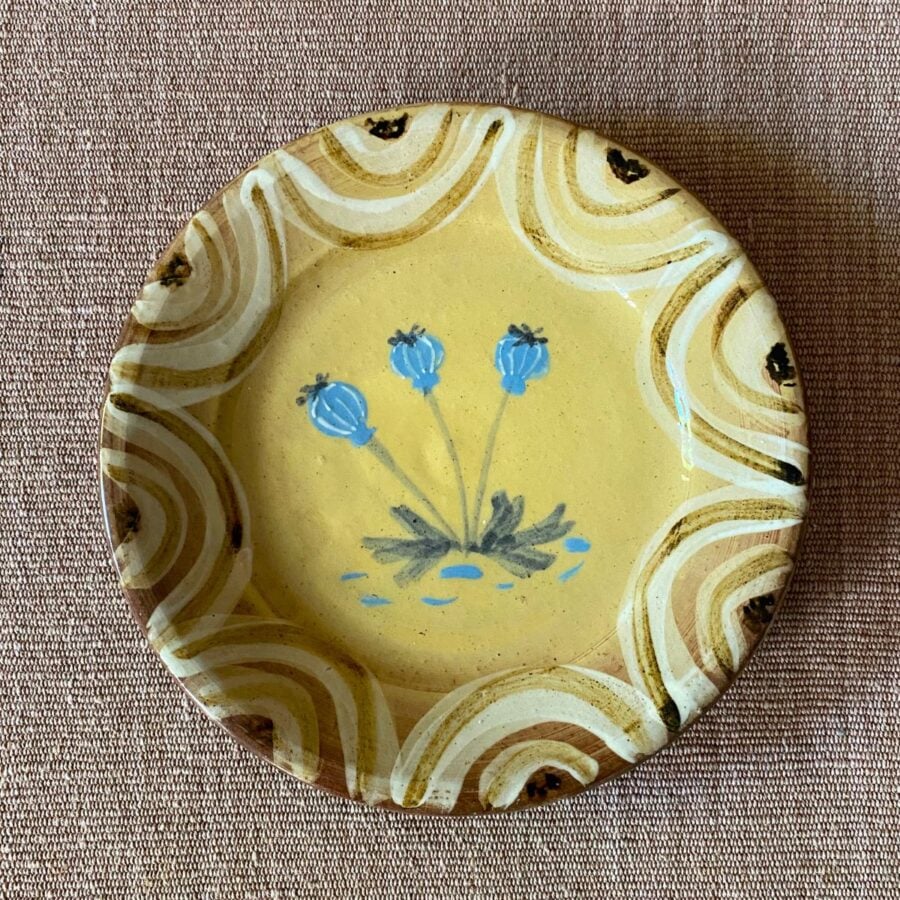 James Burnett Stuart Side Plate Botanical design