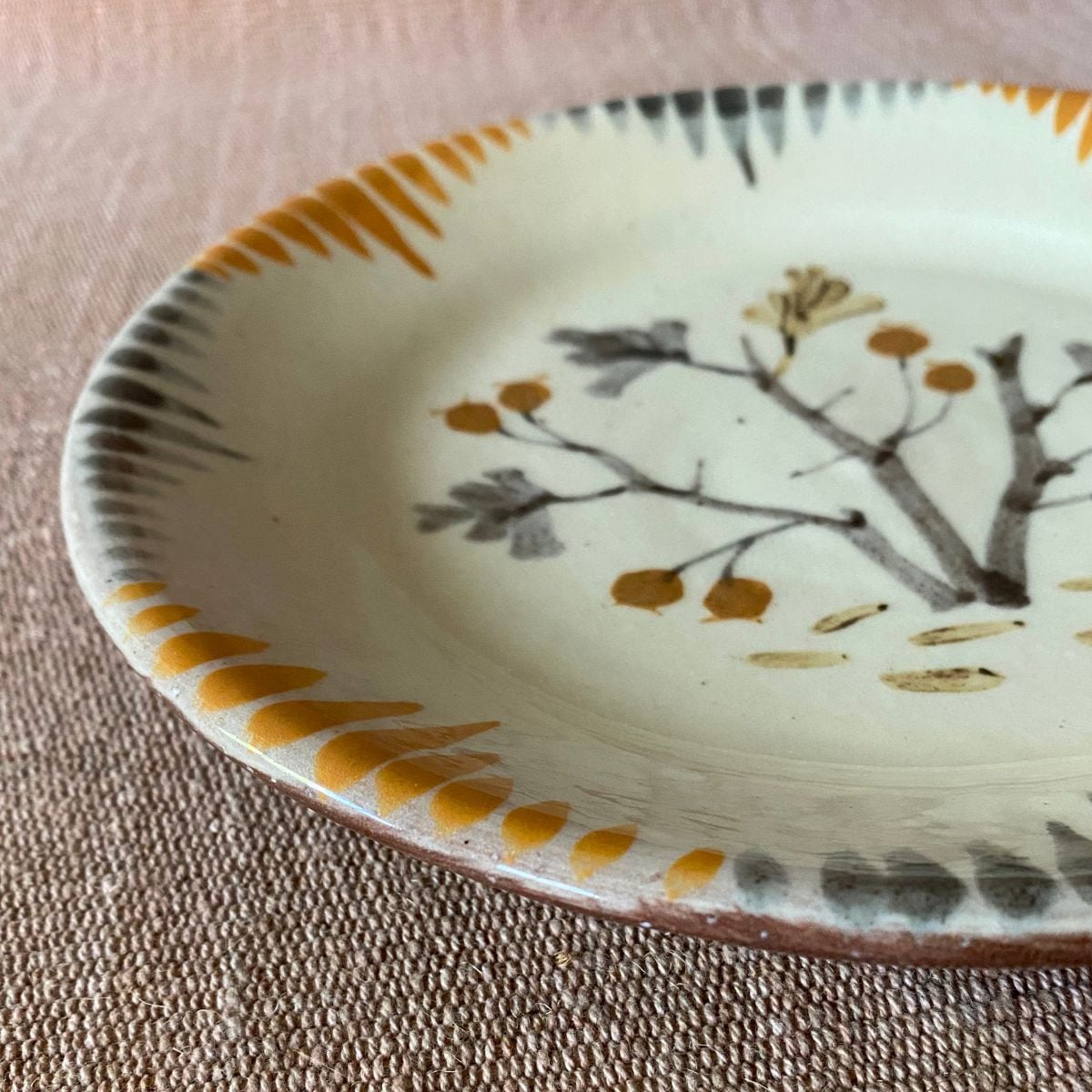 James Burnett Stuart Side Plate Botanical design