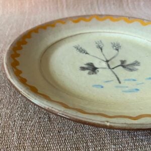 James Burnett Stuart Side Plate Botanical design