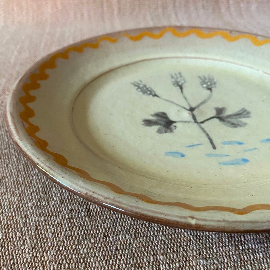 James Burnett Stuart Side Plate Botanical design