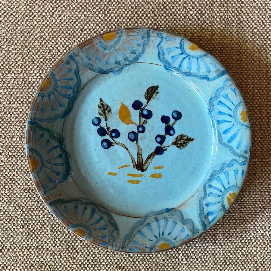 James Burnett Stuart Side Plate Botanical design
