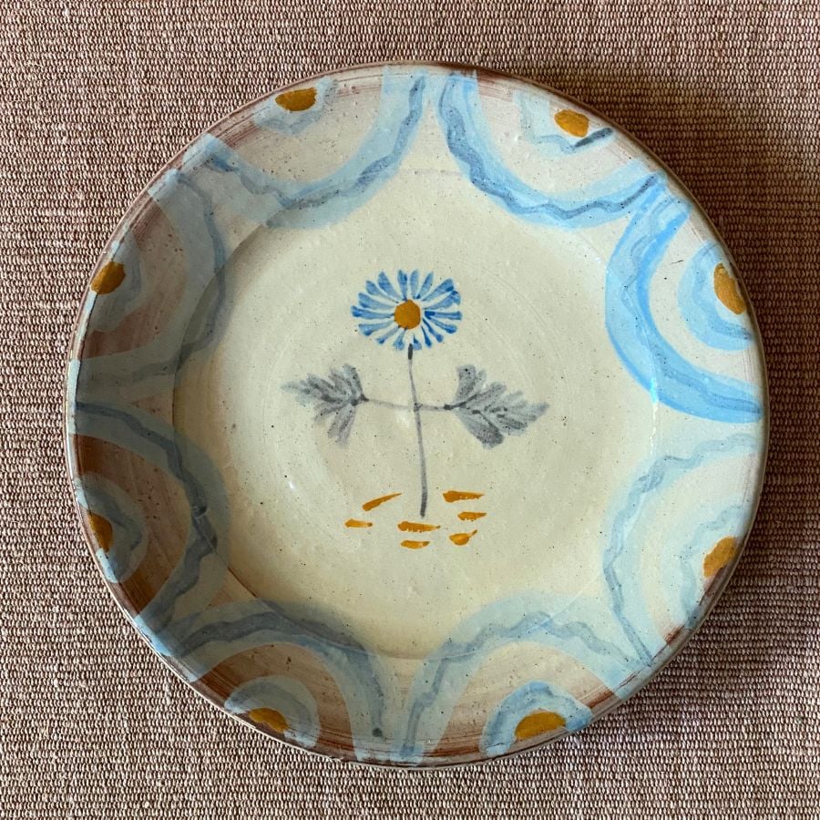 James Burnett Stuart Side Plate Botanical design