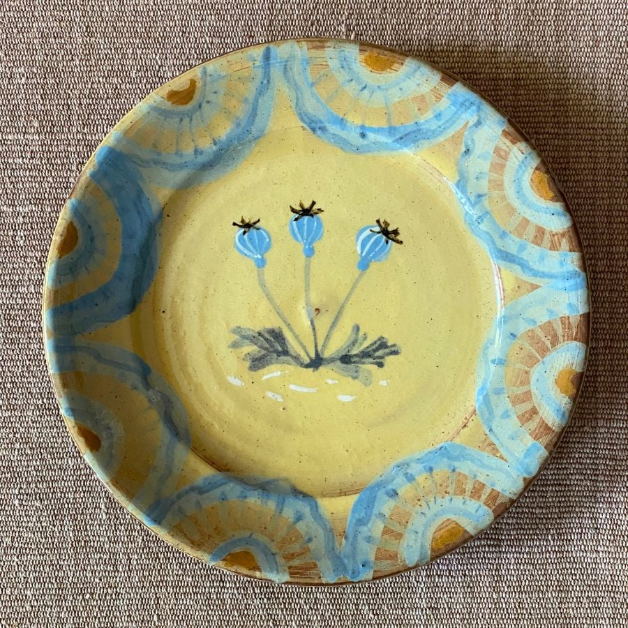 James Burnett Stuart Side Plate Botanical design