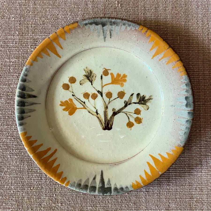 James Burnett Stuart Side Plate Botanical design