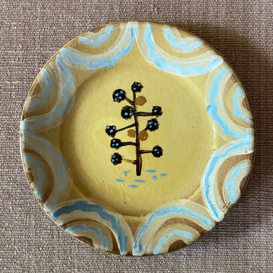 James Burnett Stuart Side Plate Botanical design