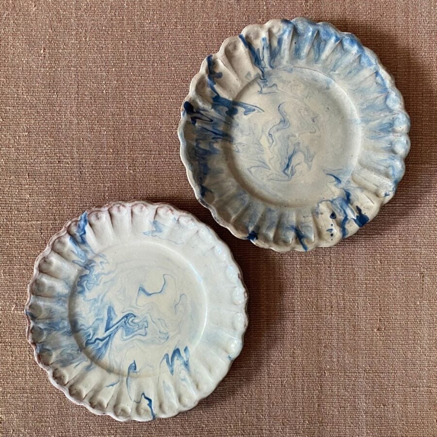 James Burnett Stuart Glazed Ceramic Plate