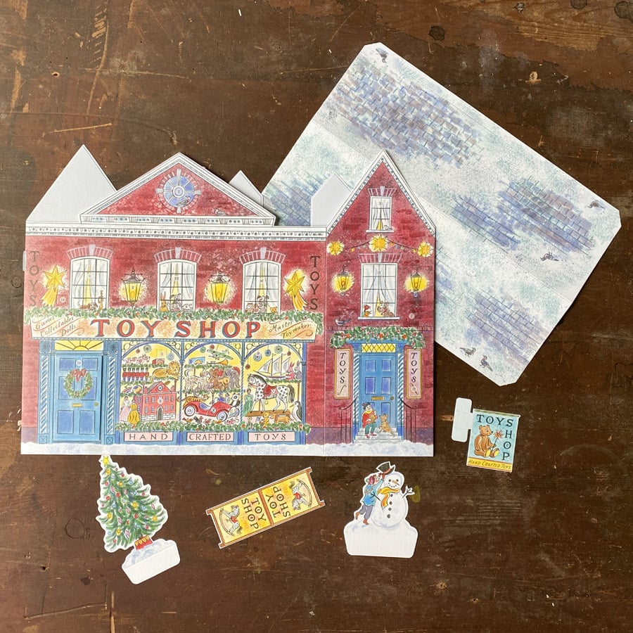 Emily Sutton Toy Shop Advent Calendar Flat view