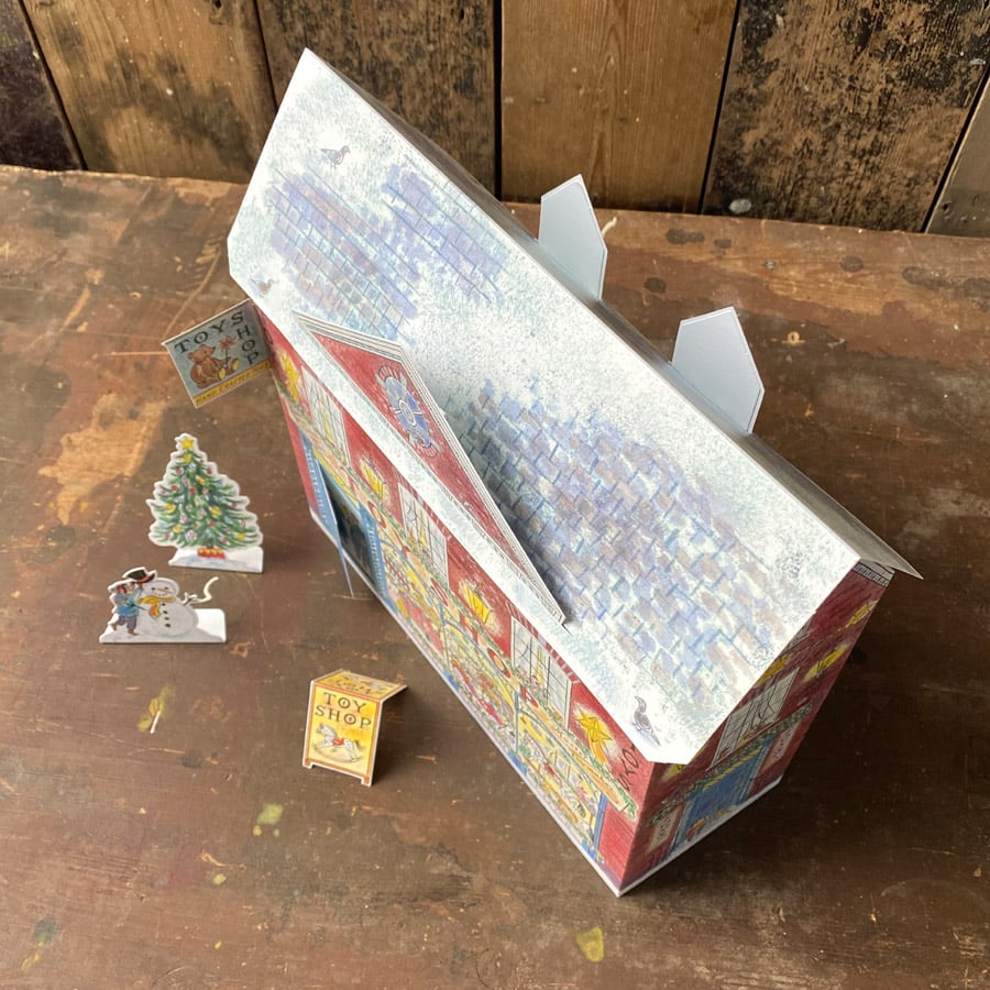 Emily Sutton Toy Shop Advent Calendar top view