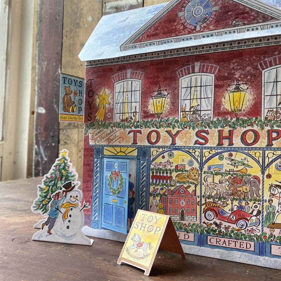 Emily Sutton Toy Shop Advent Calendar side view