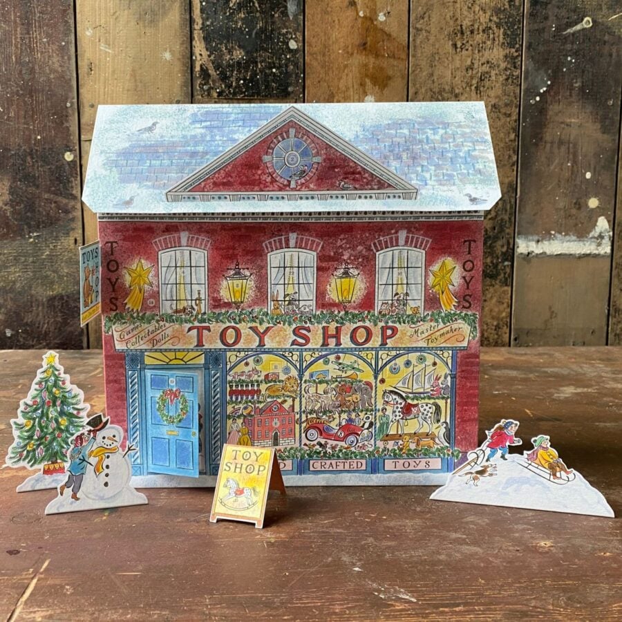 Emily Sutton Toy Shop Advent Calendar front view
