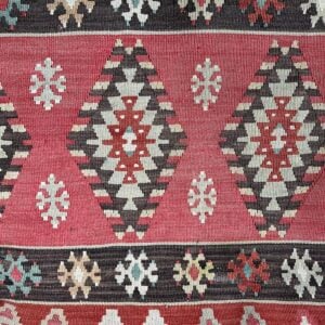 Antique Kilim reds and browns