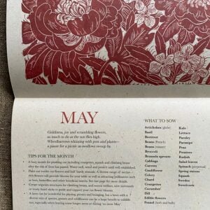 Isla Middleton Growing Through the Seasons 2027 calendars with posy of flowers