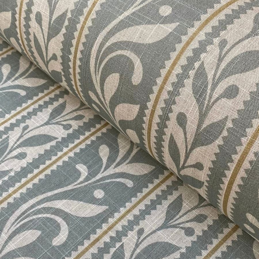 Arden Stripe fabric on a roll