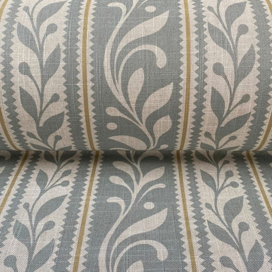 Arden Stripe fabric on a roll