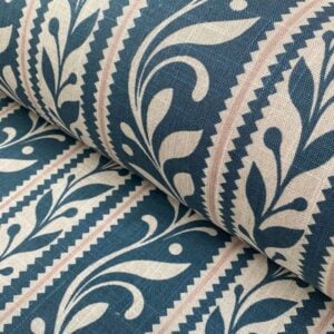 Arden Stripe fabric on a roll
