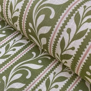 Arden Stripe fabric on a roll