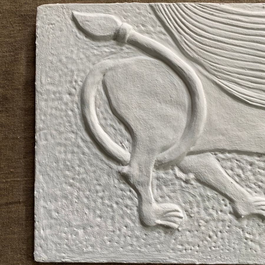 Pargetted Panel - Eardisley Lion BPSO10