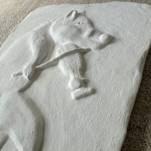 Pargetted Panel - Boar with Fiddle BPSO3 - Image 2