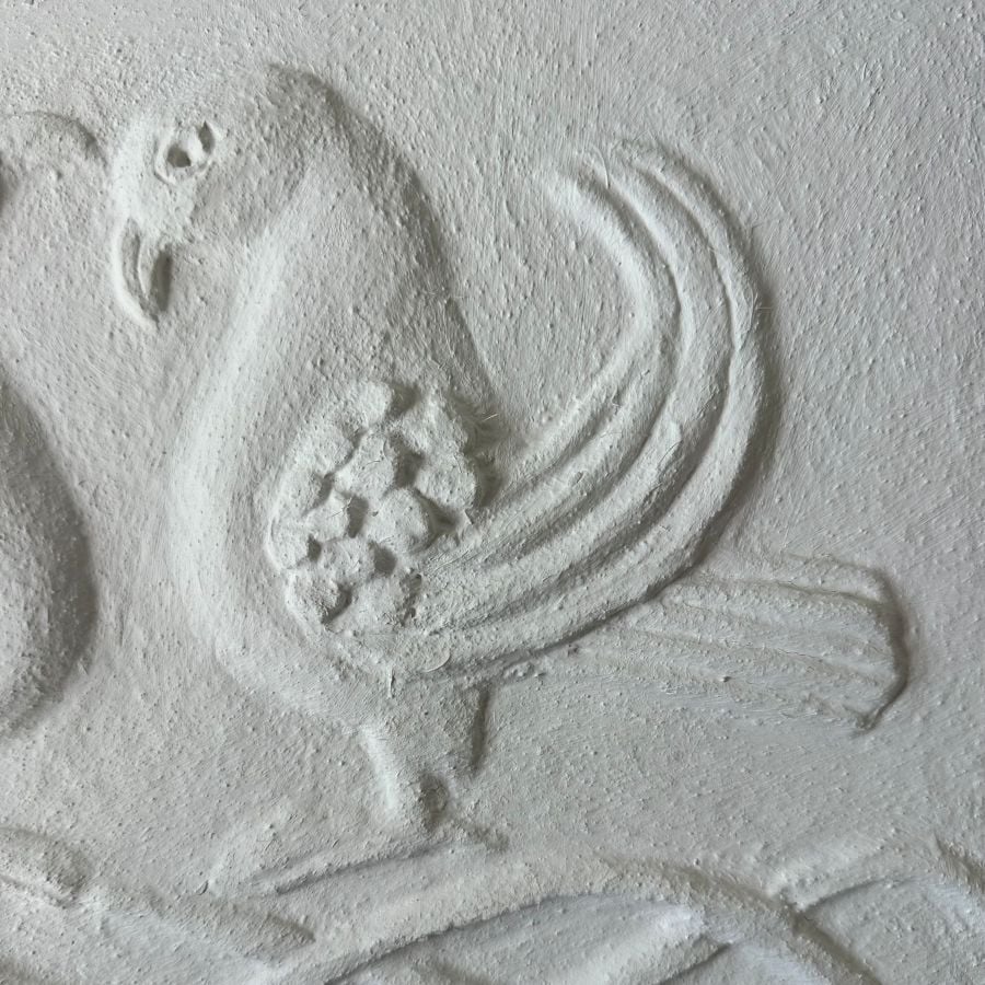 Pargetted Panel - Castle Frome Doves BPSO4