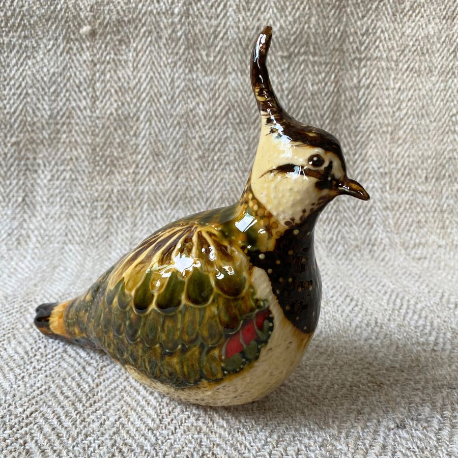 Carole Glover Slipware Lapwing Bird