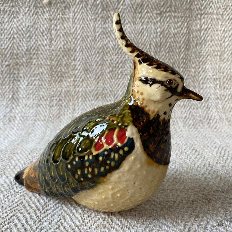 Carole Glover Slipware Lapwing Bird