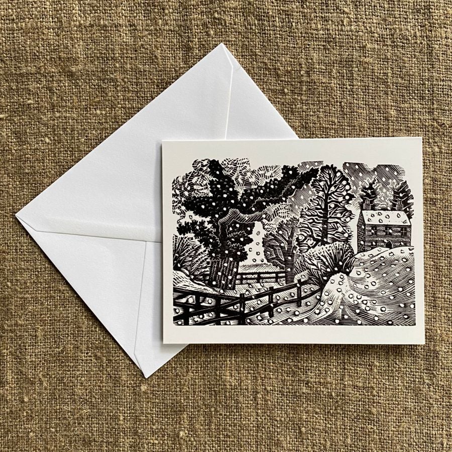Pack of 6 Christmas Cards - Considerable Falls of Snow