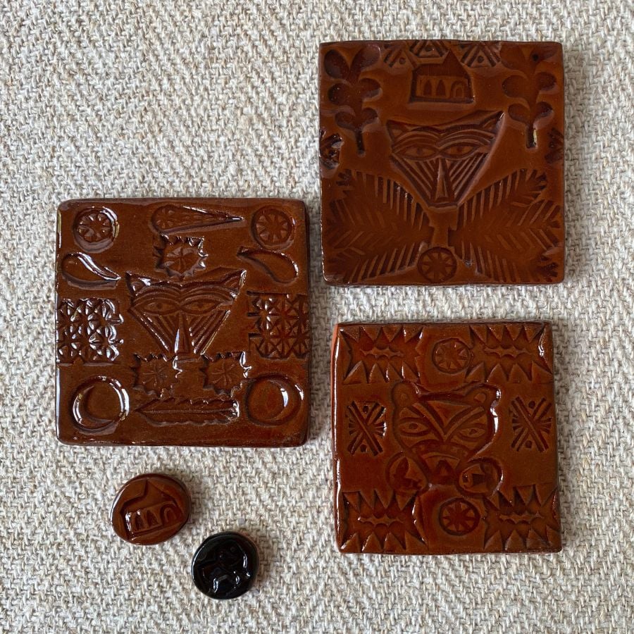 Desdemona McCannon Stamped Tiles
