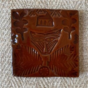 Desdemona McCannon Stamped Tile DMCB Bestiary Head - Image 3