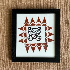 Dedemona McCannon Framed lino print