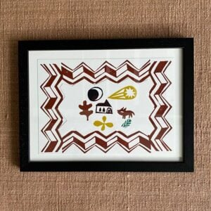 Dedemona McCannon Framed lino print