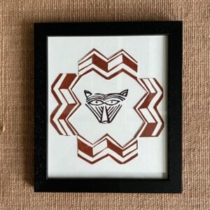 Dedemona McCannon Framed lino print
